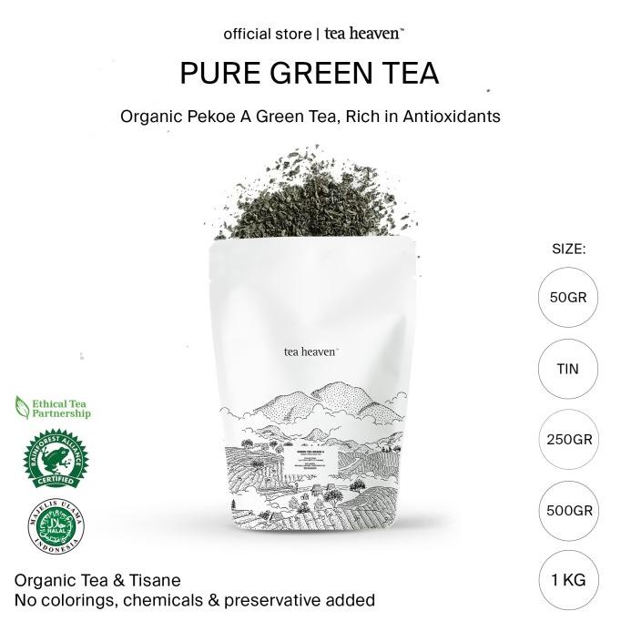 

Hot Sale 1 kilo daun teh hijau murni organik green tea kiloan pabri !