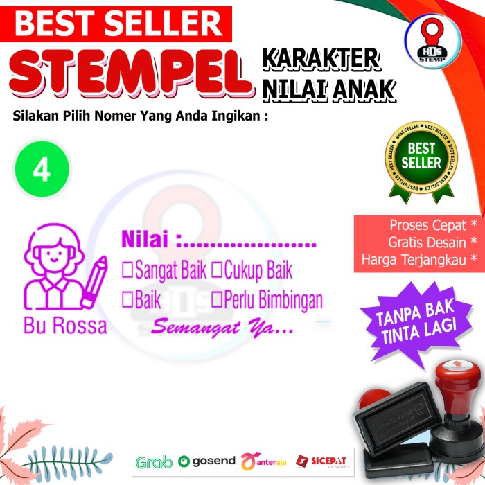 

Stempel Nilai Guru / Penilaian / Koreksi / Checked / Reward/Otomatis