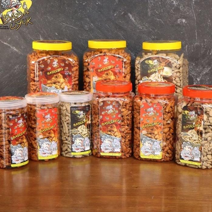 

Basreng Baba Uyuk Toples 800G / Basreng Si Umang Pedas Gurih
