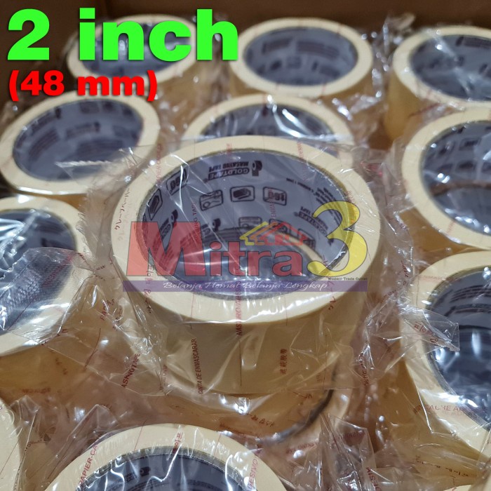 

;&;&;&;&] Lakban Kertas GOLDTAPE 2" / Masking Tape Isolasi Dico Duco 2 inci 48mm