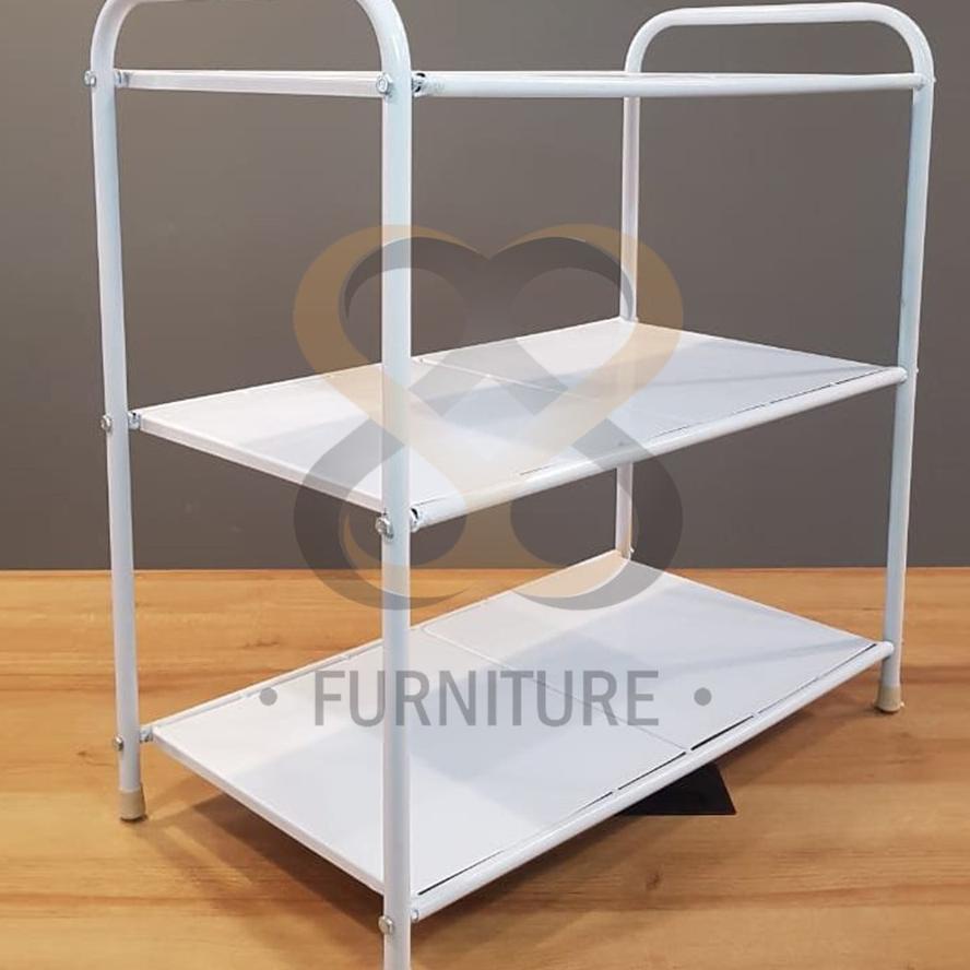 Rak Sepatu Besi / Rak Tv / Tempat Sandal Rak Sepatu