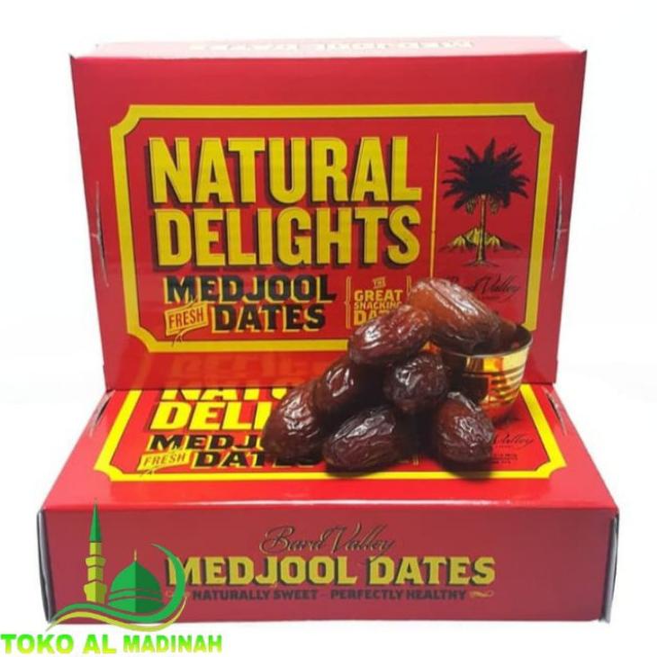 

Kurma Medjol 1Kg Kemasan / Natural Delights Kemasan 1 Kg / Kurma Medjool / Kurma Menjol 1Kg