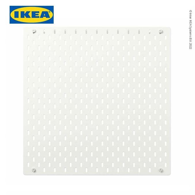 

IKEA SKDIS Papan Berlubang Pegboard Putih 56x56 cm