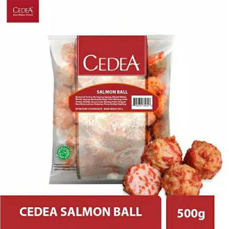 

cedea salmon ball/ baso salmon