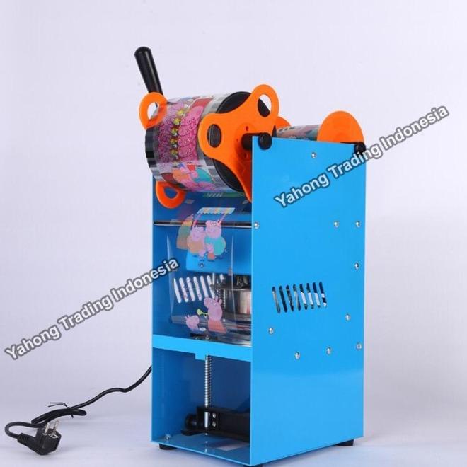 Mesin Cup Sealer Alat Pres Gelas Minuman Press Cup Sealer + Kayu