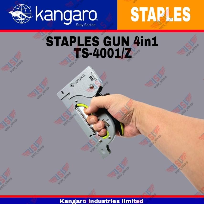 

Eksklusif Kangaro Stapler Gun Tacker 4In1 Staples Jok Staples Tembak 6-14Mm Ts4001