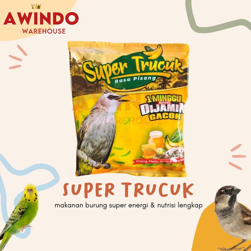 SUPER TRUCUK - Makanan Pakan Voer Burung Rasa Pisang Trucukan
