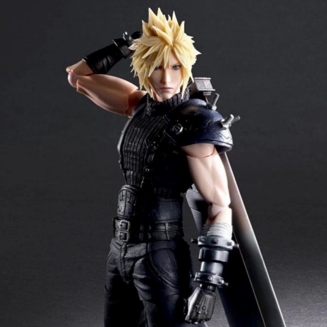 Playarts Kai Final Fantasy 7 Remake Cloud Strife Play Arts Figure