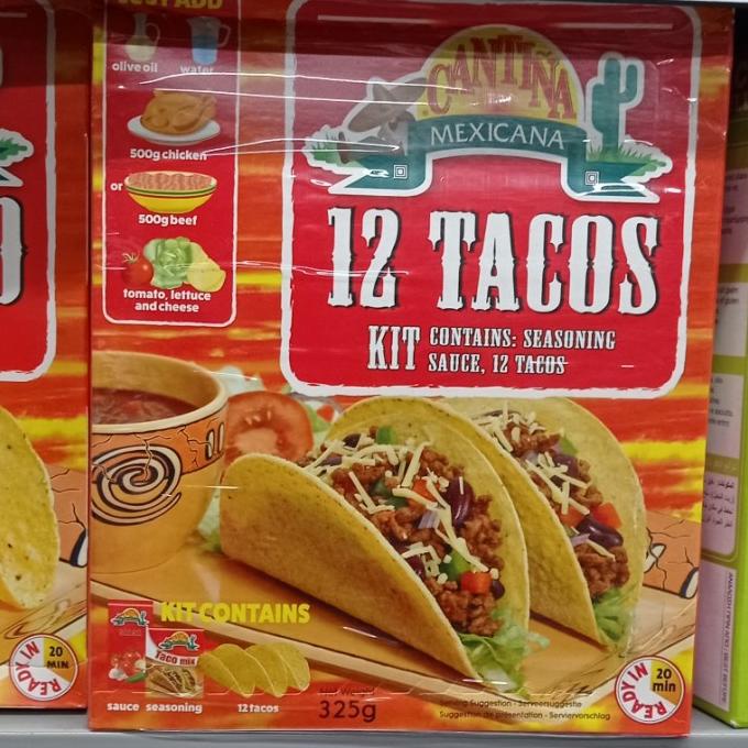 

populer] cantina mexicana 12 tacos kit 325gr