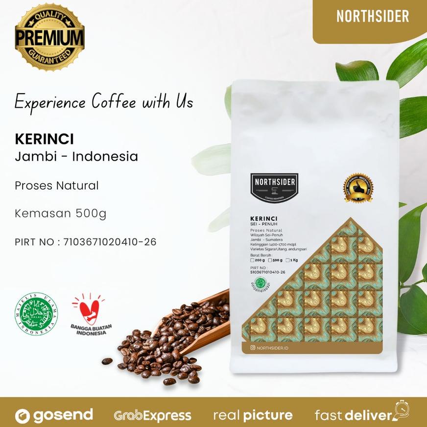 

Northsider Kopi Arabika Kerinci Sei-Penuh Honey Coffee 500g