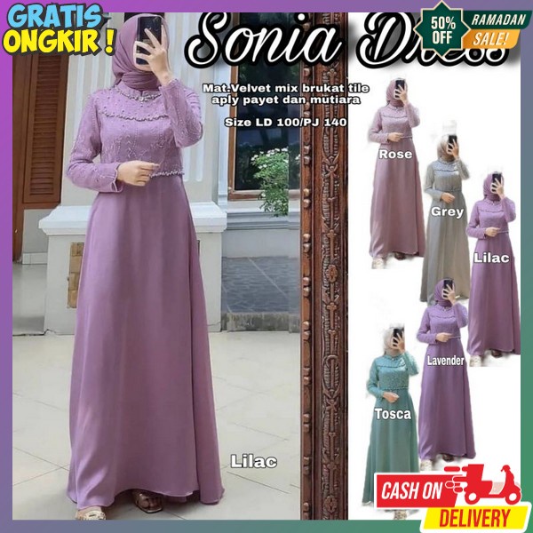 Gamis Muslim Syar I Gais Ibu Ibu Kekinian Baju Ghames Wanita Dewasa Remaja Ghamis Gamies Gamid Kekin