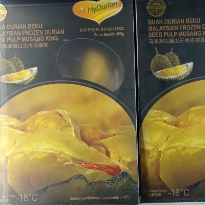 

] mydurian musang king durian frozen 400gr