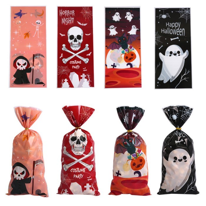 

------] GROSIR Kantong Permen Halloween isi 50 Candy Bag Souvenir Bag Haloween