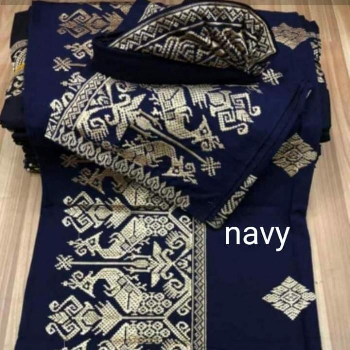 Pakaian Adat Bali Pria Saput Udeng Songket Bordir