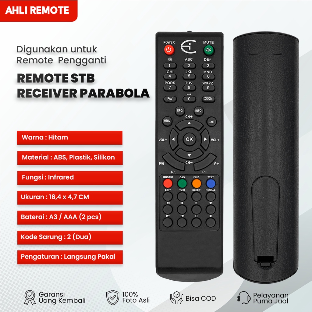 Remot Receiver Matrix Burger S1 / Remote Parabola Matrix Sinema HD