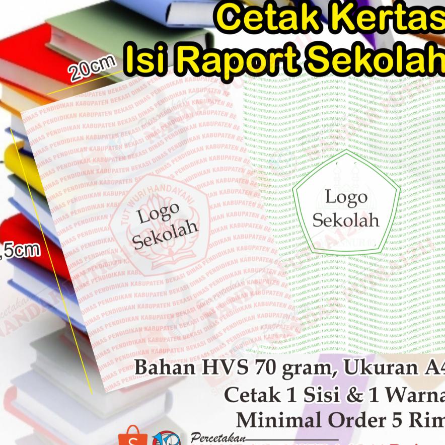 

Custom Cetak Kertas Raport K13/Kertas Isi Raport Sekolah