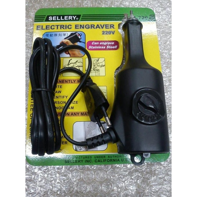 

Electric engraver Alat ukir Grafir gravir Stainless steel SS besi 220v