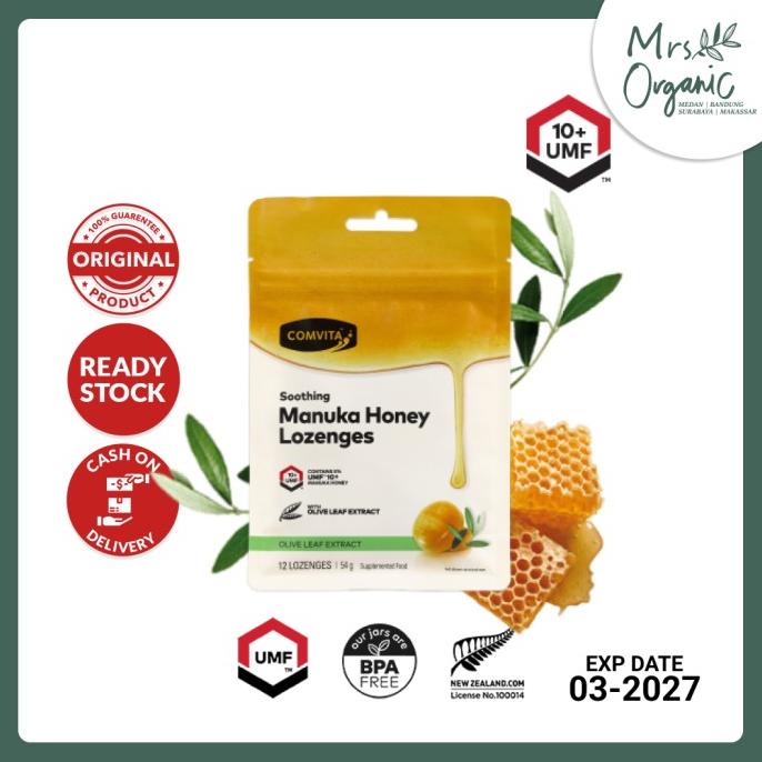 

Permen Comvita Manuka Honey Lozenges Olive Leaf Umf 10 + 12 Loz