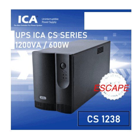 Part ICA UPS CS1238 1200 VA - UPS LINE INTERACTIVE Bekas Normal