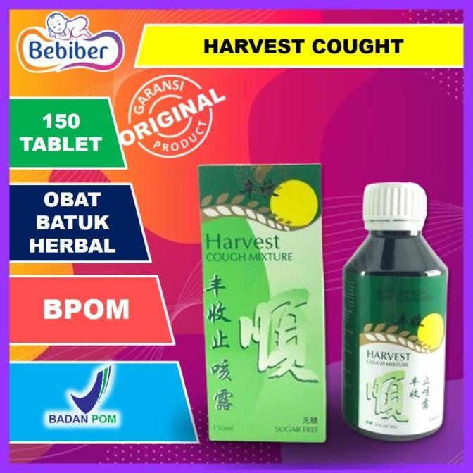 Harvest Cough Mixture 150Ml / Obat Batuk Berdahak / Bebiber