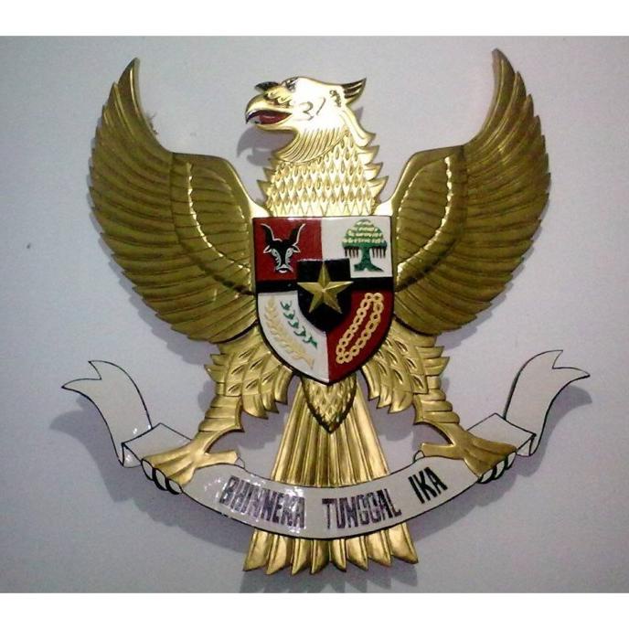 Lambang Garuda Ukiran Kayu Size 40cm (**)