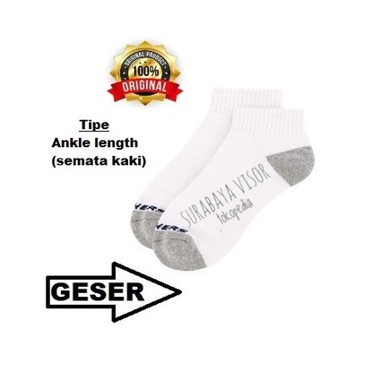 Kaos kaki skechers warna putih isi 6 pasang original