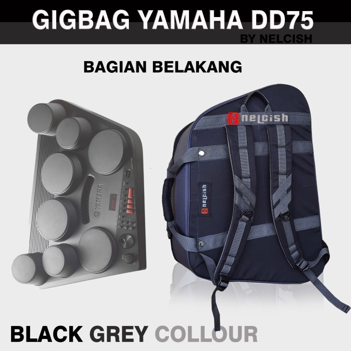 TAS SOFTCASE GIGBAG DRUM ELEKTRIK YAMAHA DD75 DRUMPAD