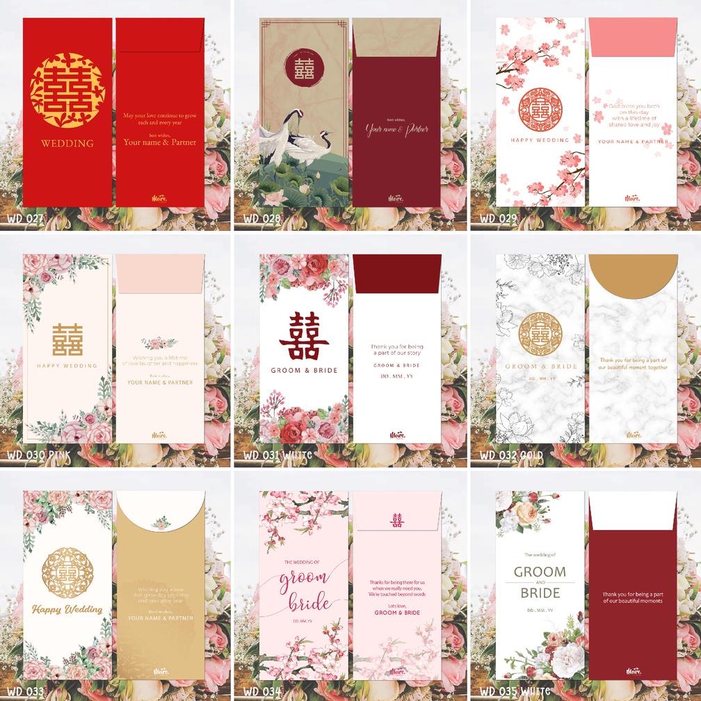 

New Stok Custom Angpao Wedding | Angpao Sangjit | Amplop Uang Seserahan | Angpao Kondangan (Mpwd Collection 004) Terlaris