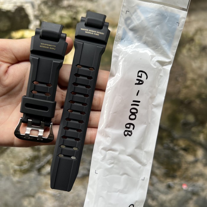 Tali Strap Jam Tangan Casio G-Shock Original Ga-1100Gb Band Ga 1100Gb Terlariss 