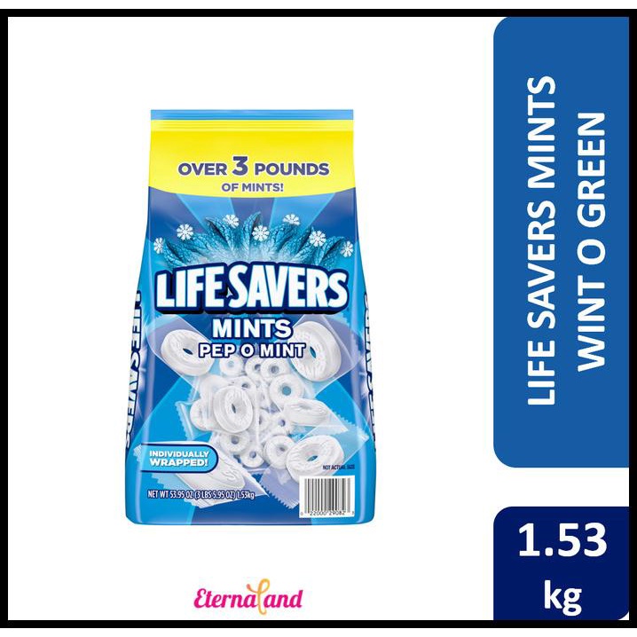 

Life Savers Mints Candy Bulk Size - Permen Rasa Mint Impor Usa