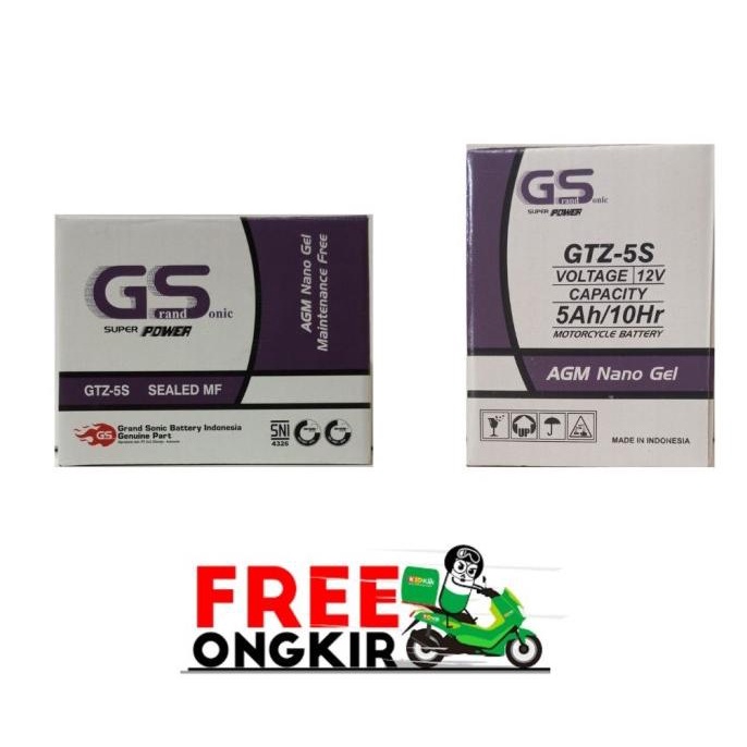 Accu Motor Murah Honda Beat Series Accu Gtz5S Aki Berkualitas