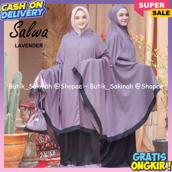 Rukuh Murah Malaysia Ibu Ibu Mokenah Adem Rukoh Jumbo Nukena Perlengkapan Sholat Set Mukens Mewah Pu