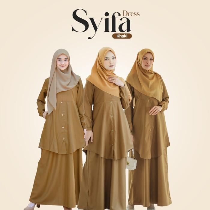 Syifa Dress By Maharrani Baju Pemda Baju Dinas Gamis Pemda Baju Pns