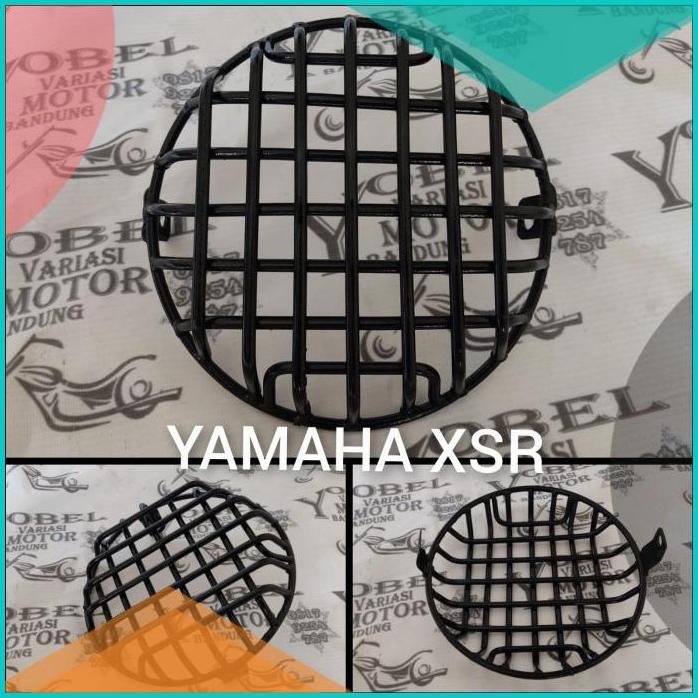 COVER LAMPU DEPAN YAMAHA XSR TRALIS GRILL LAMPU DEPAN YAMAHA XSR 155 1