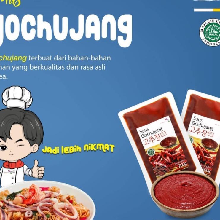 

[Halal] Gochujang 500 G Rasa Korea/Sauce Sambel Pasta/Chili Paste