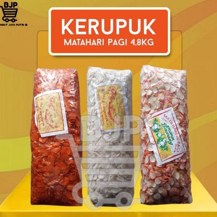 

Kerupuk Mentah Matahari Pagi Isi 4.8 Kg