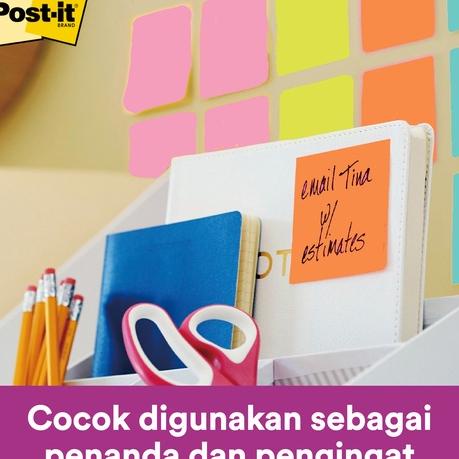 

3M Post-It Stiy Notes Multipa, 4622-Ssa, 2X Lebih Merekat, 1 Pak/ 4 Pad, 76X76 Mm, Untuk Anda Dan Gingat