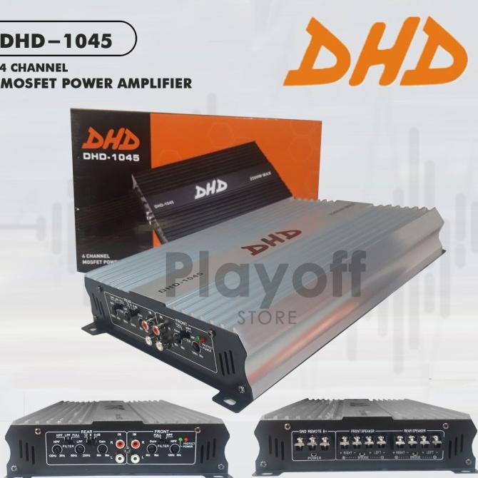 DHD Power Amplifier 4 Channel / DHD - 1045 Audio Mobil
