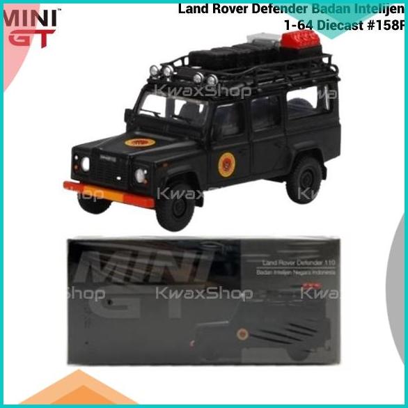 MINI GT Land Rover Defender Badan Intelijen - 1-64 Car Diecast #158R 1