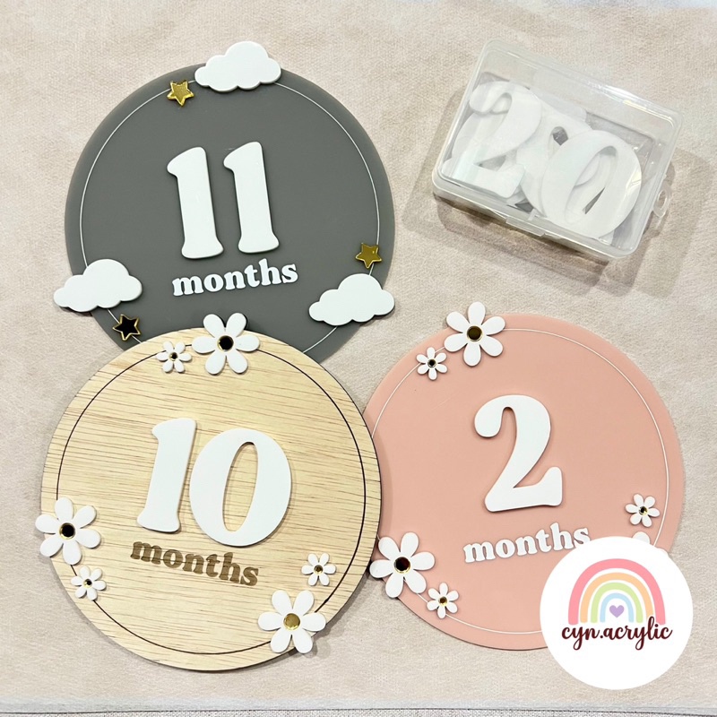 [BABY'S NEEDS] MILESTONE ACRYLIC