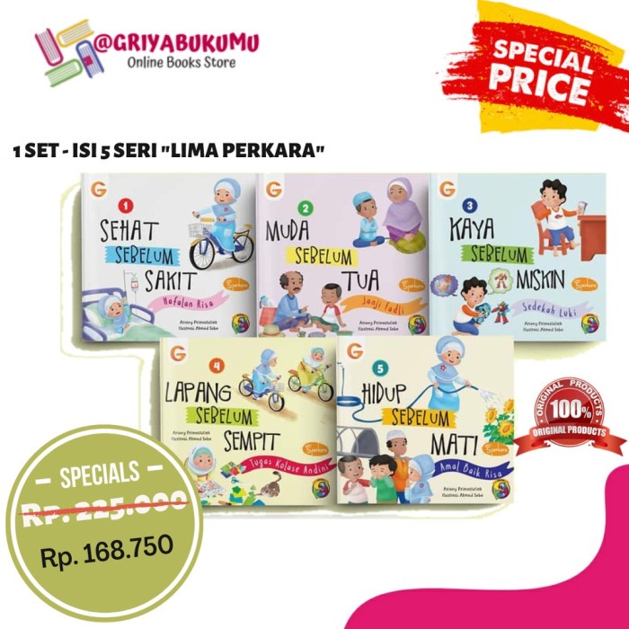 

Sale!! BUKU CERITA ANAK SERI 5 PERKARA GIP