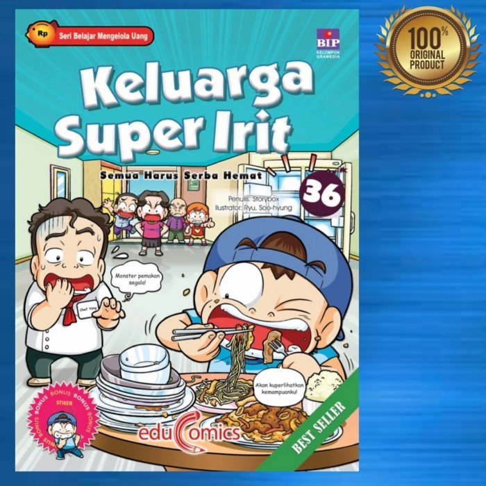

Terlaris!! Buku Anak Seri Keluarga Super Irit - Semua Harus Serba Hemat Vol 36