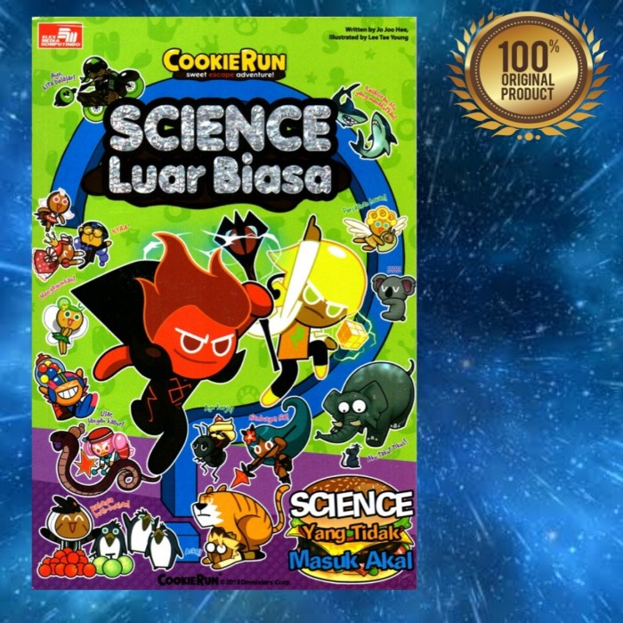 

Terlaris!! Buku Anak Cookie Run Sweet Adventure - Science Luar Biasa