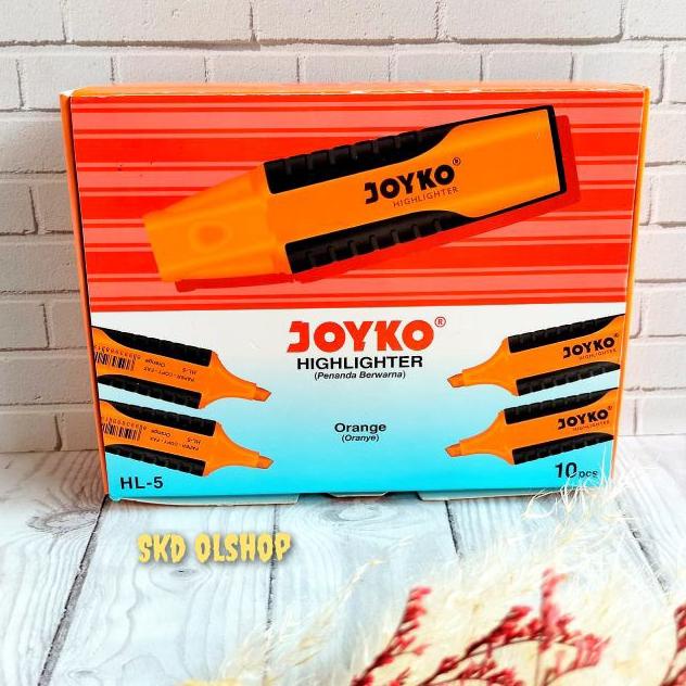 

Joyko Highlighter Stabilo / Anda Joyko Warna Hl-5 (1 Box Isi 10 Pcs)