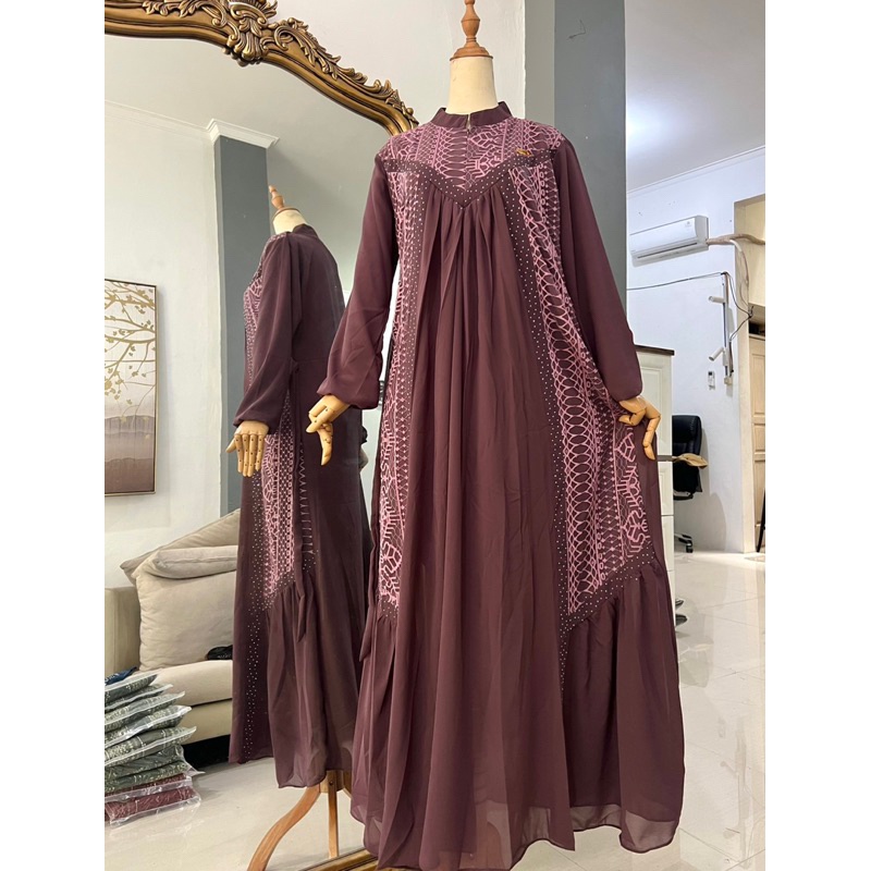 [SYAR'I TILL JANNAH] NEW THAMRIN PREMIUM LUNA DRESS GAMIS PESTA