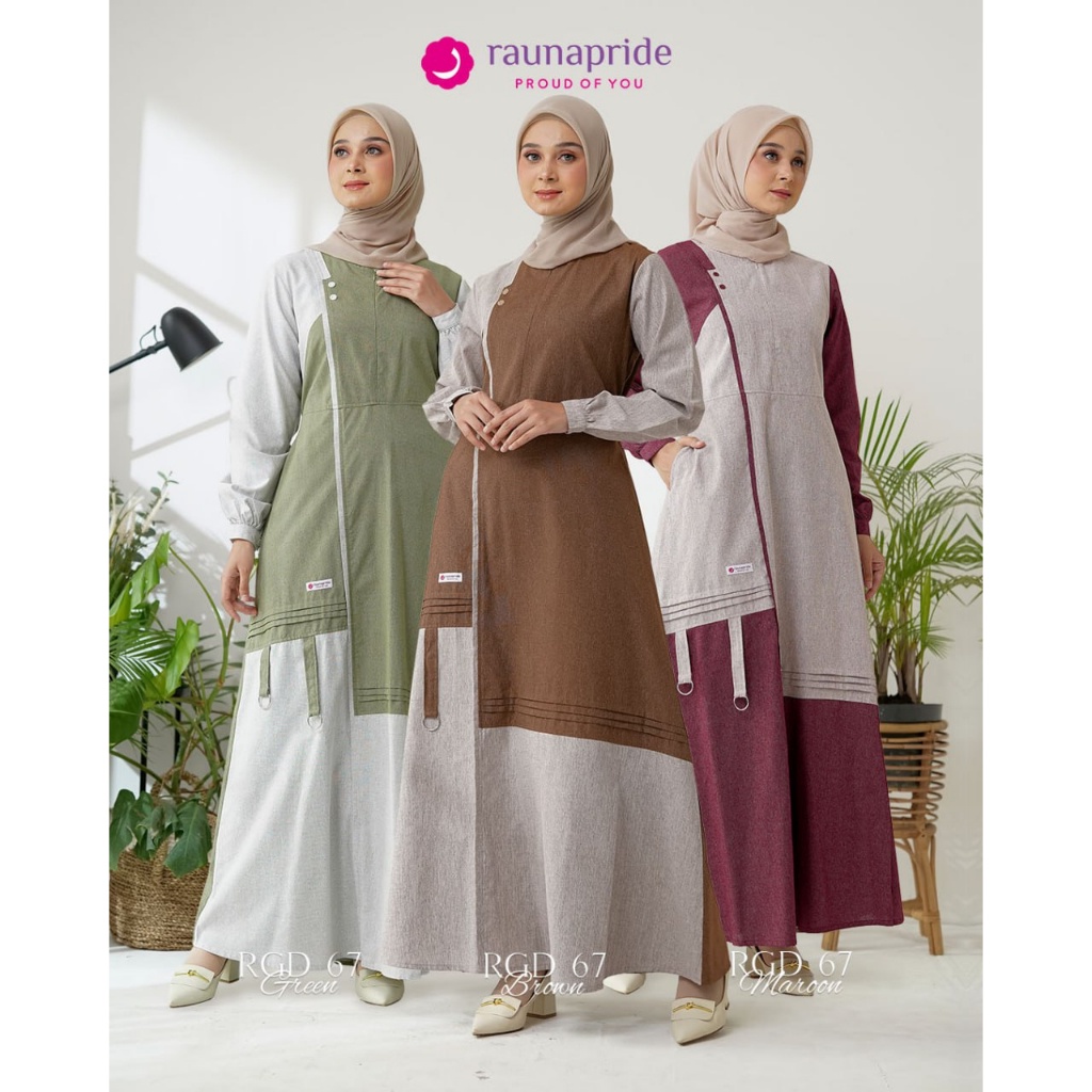 [SYAR'I TILL JANNAH] GAMIS DEWASA RAUNA RGD 67 - RAUNA TERBARU 2023