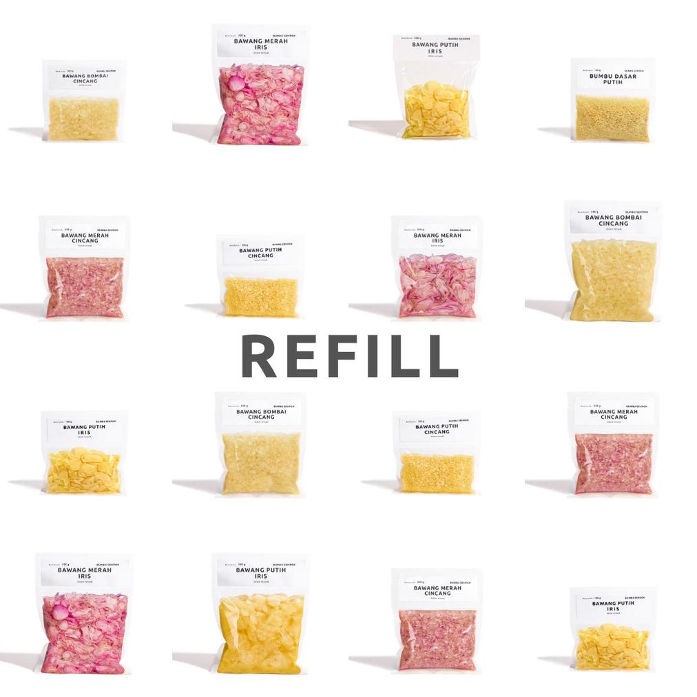 

Ready [Refill] Bawang Merah / Bawang Putih / Bawang Bombai dalam Minyak