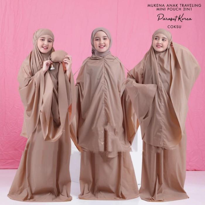 BISA COD - COD MUKENA RAINBOW TRAVELING MINI POUCH PELANGI SIZE ANAK REMAJA