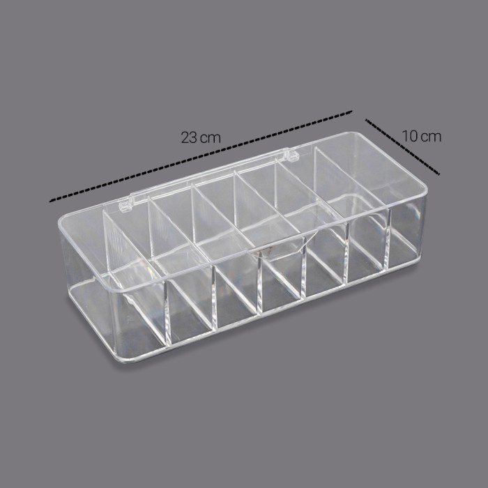 

Kotak Kabel Organizer Cable Storage Box 7 Slot with Cover - BN-2046 -