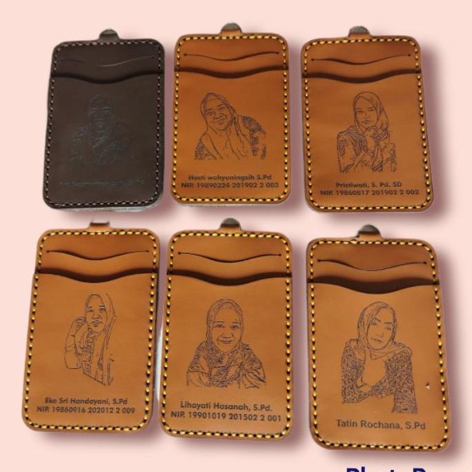 [Kekulitan] Id Card Holder/Id Card Kulit /Id Card Kulit Sapi /Lanyard Kulit/Tempat Id Card Kulit